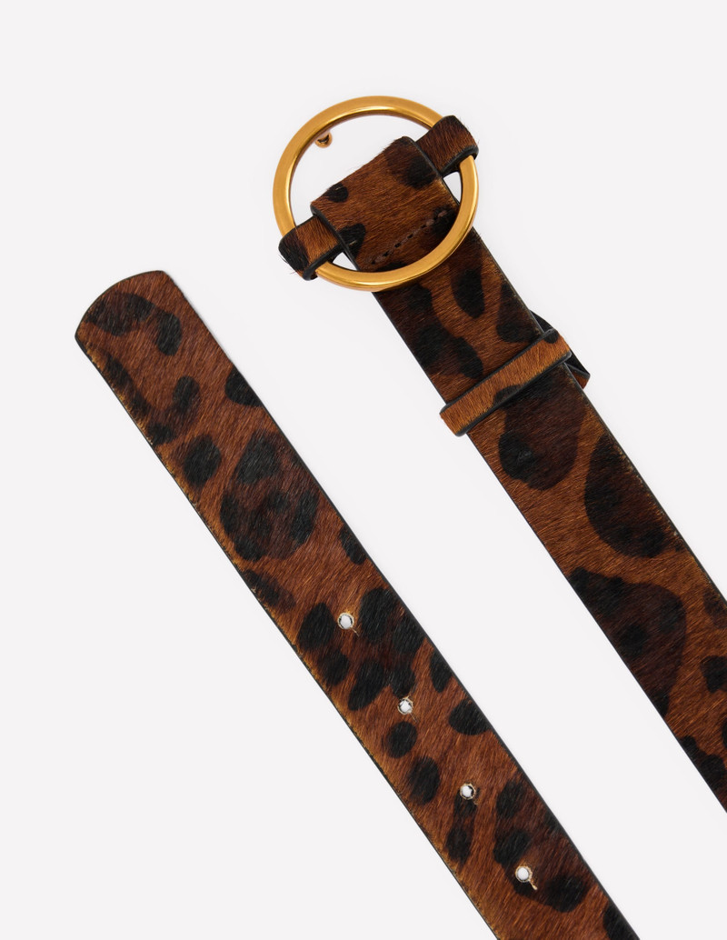 Heritage Classic Belt-Leopard Pony 3