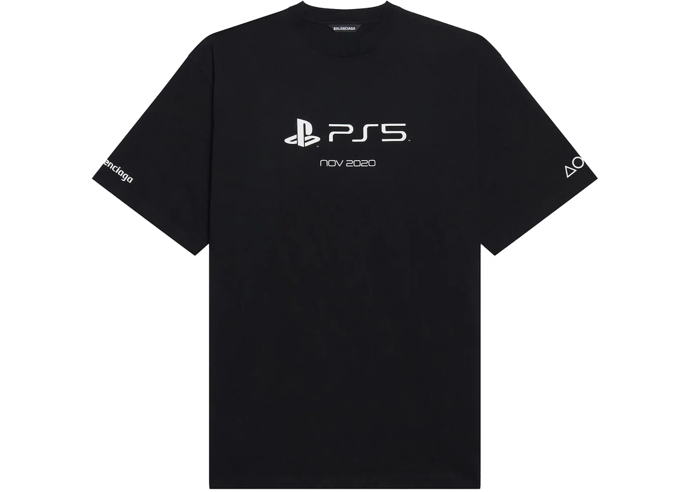 Balenciaga x PlayStation Boxy T-shirt Black - 1