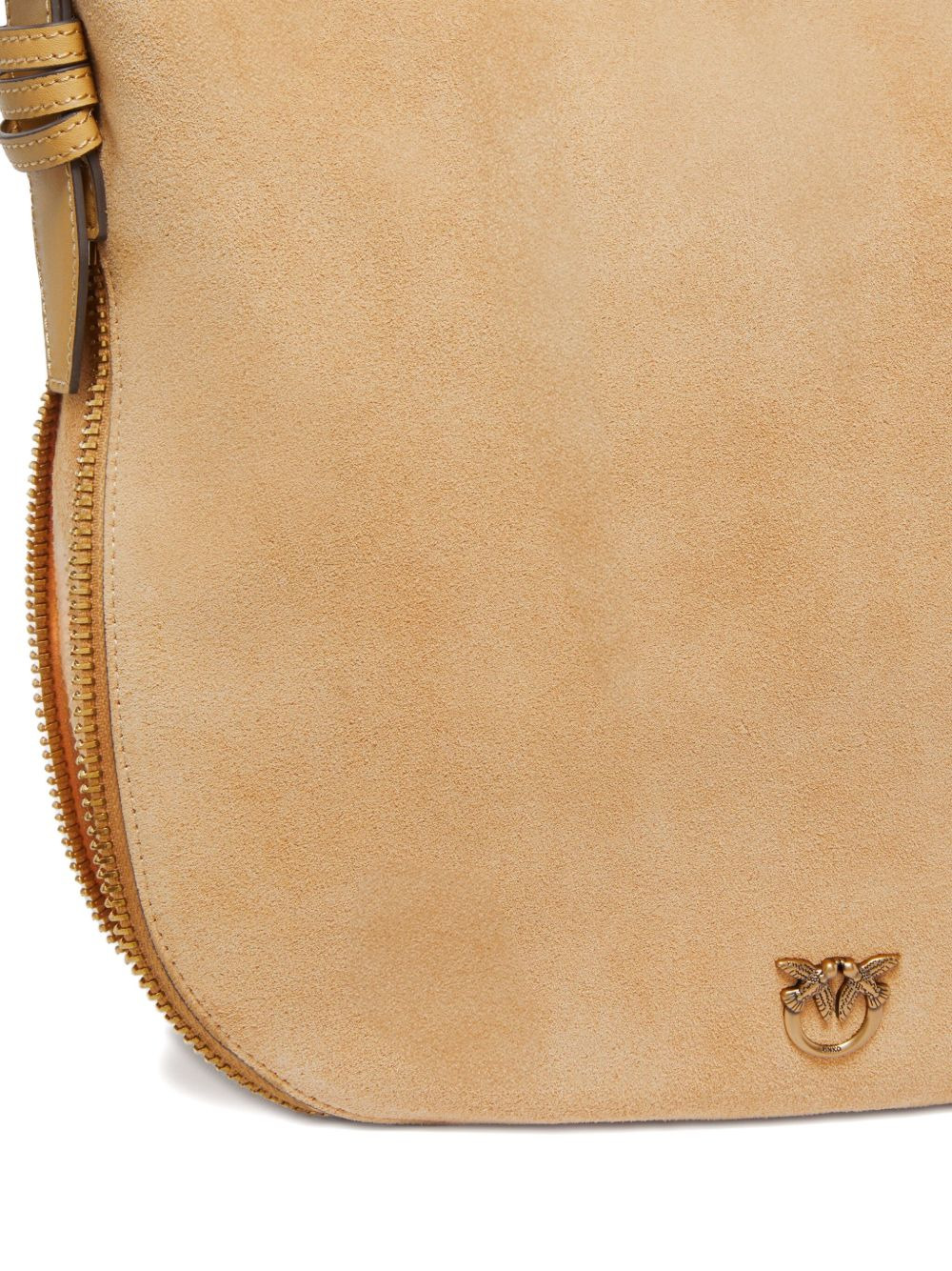 suede zip-fastening cross body bag - 4