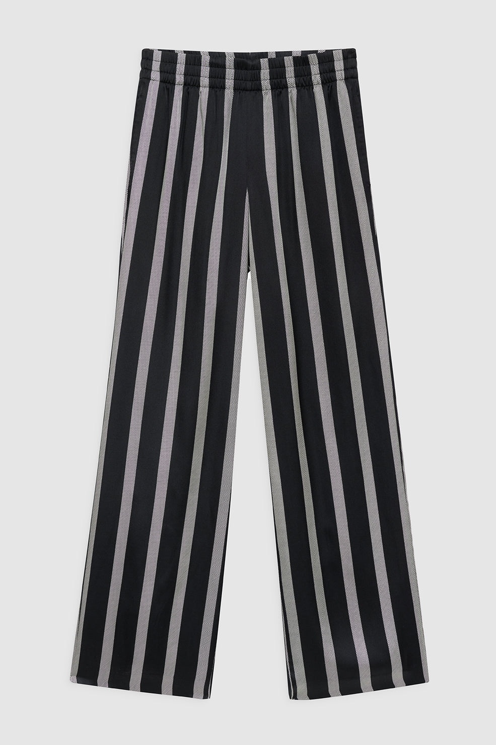 Soto Pant - Black Herringbone Stripe - 1