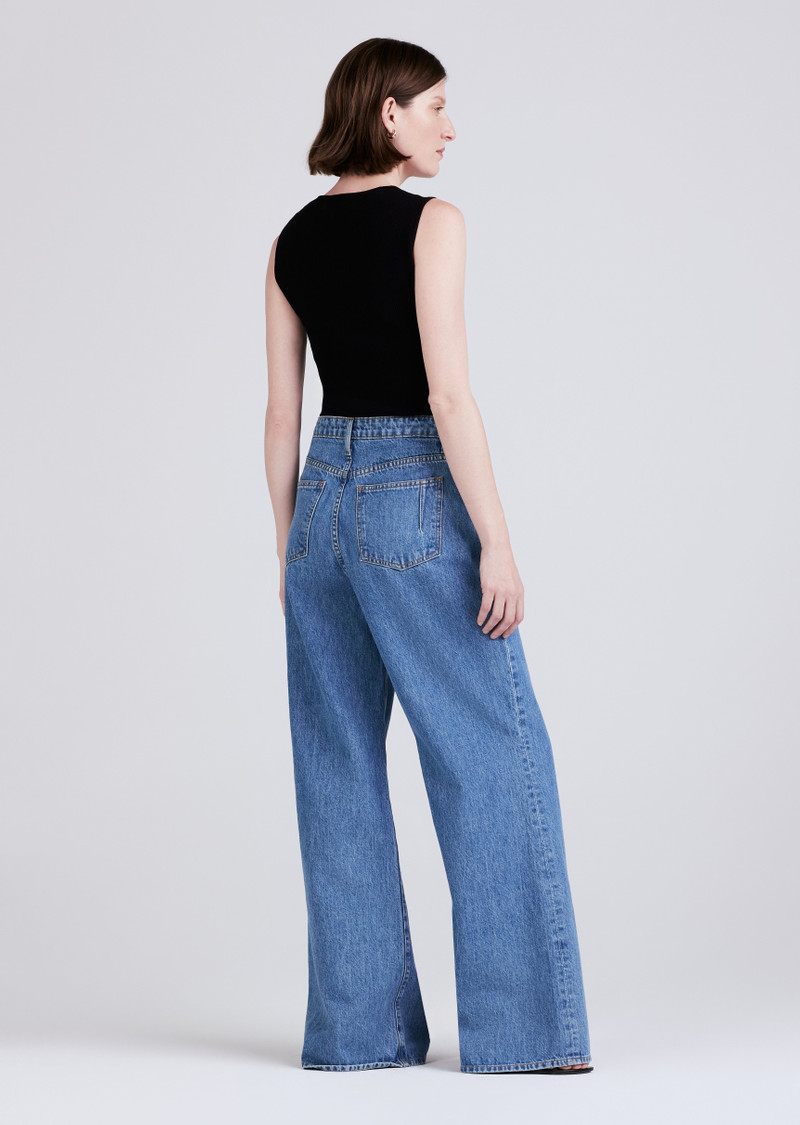 DEREK LAM 10 CROSBY ARIANA MUSCLE RIBBED SWEATER TANK outlook