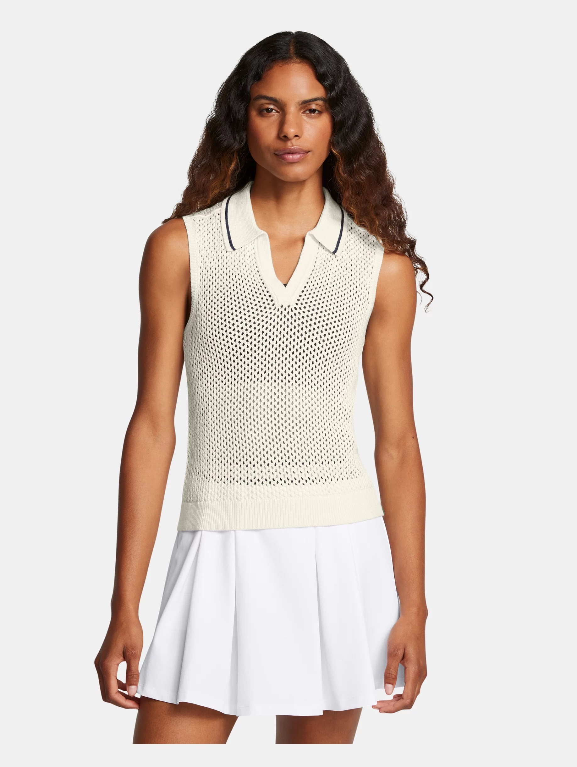 Women's UA Premier Sleeveless Sweater Polo - 2