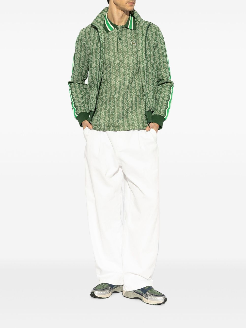 monogram-pattern sweatshirt - 2