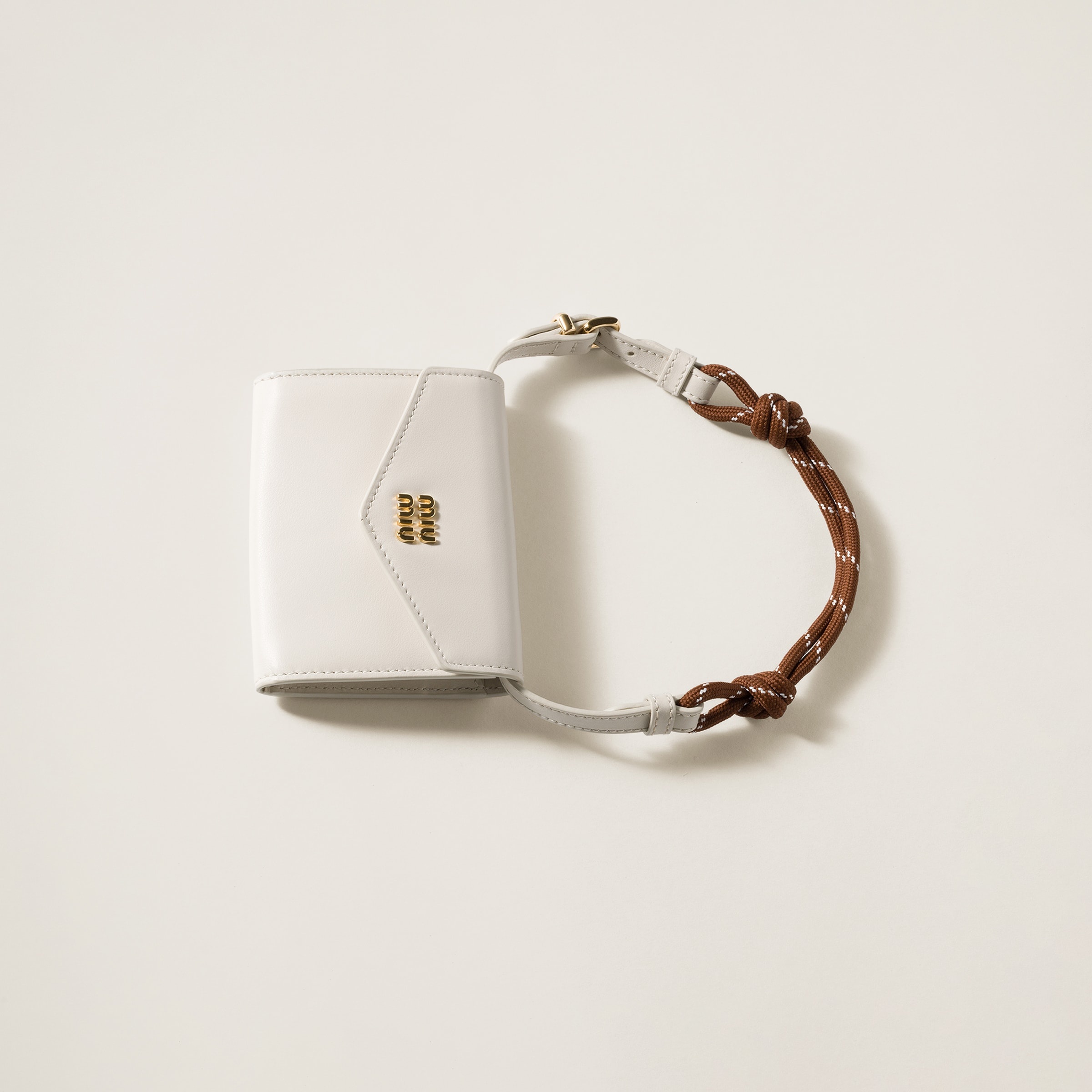 Leather shoulder wallet - 1