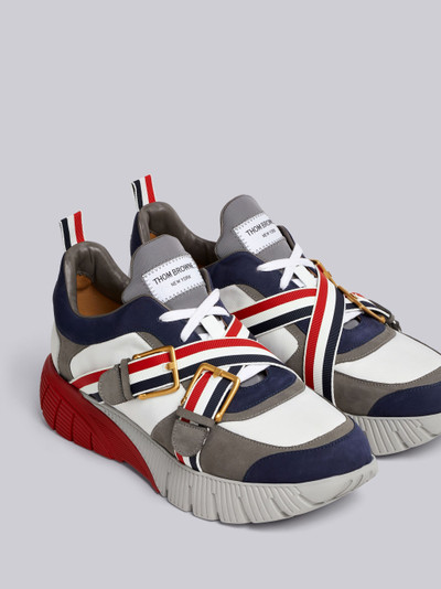 Thom Browne Rwb Webbing Raised Running Shoe outlook