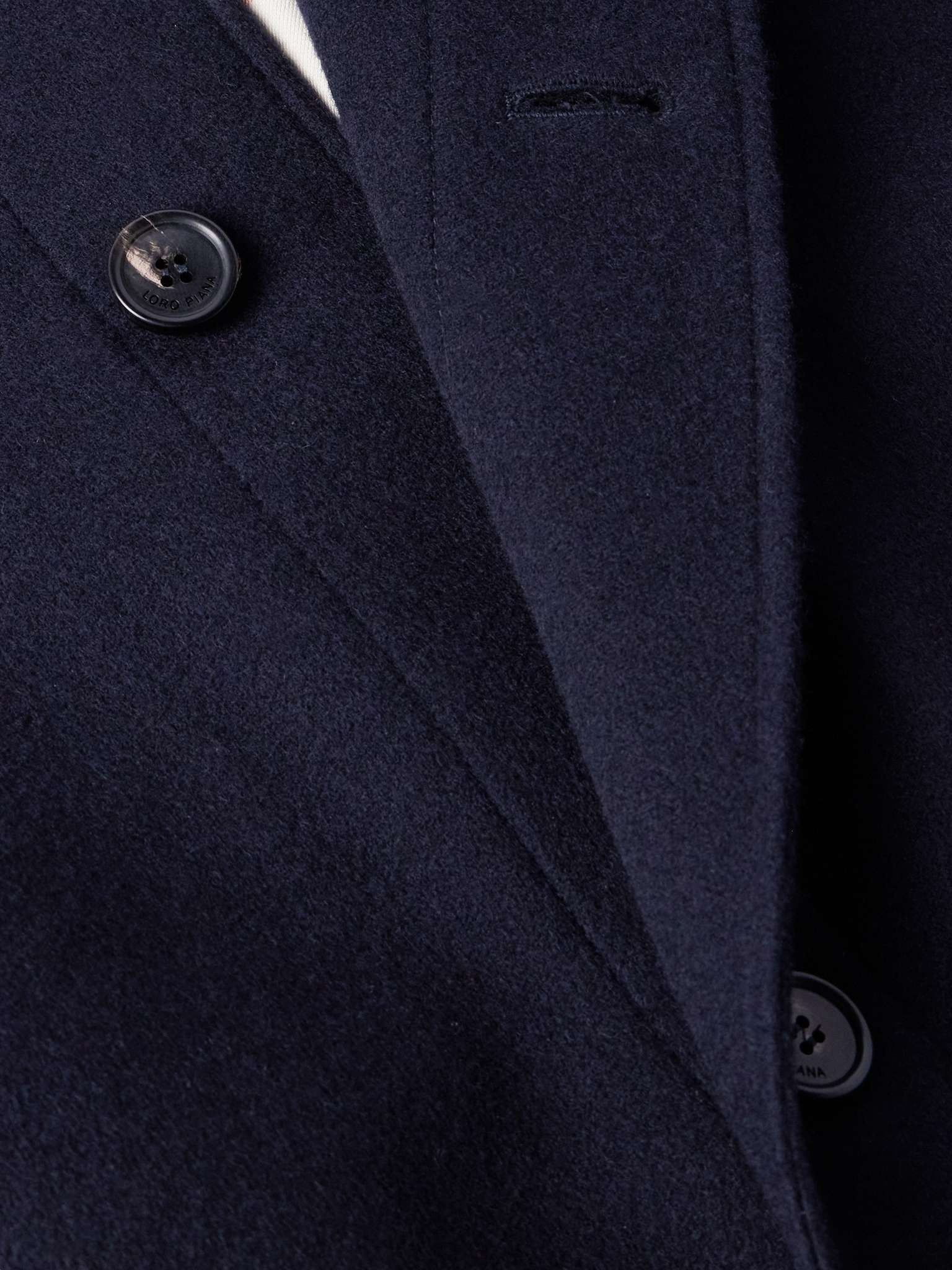 Daito Shawl-Collar Double-Faced Cashmere Coat - 5