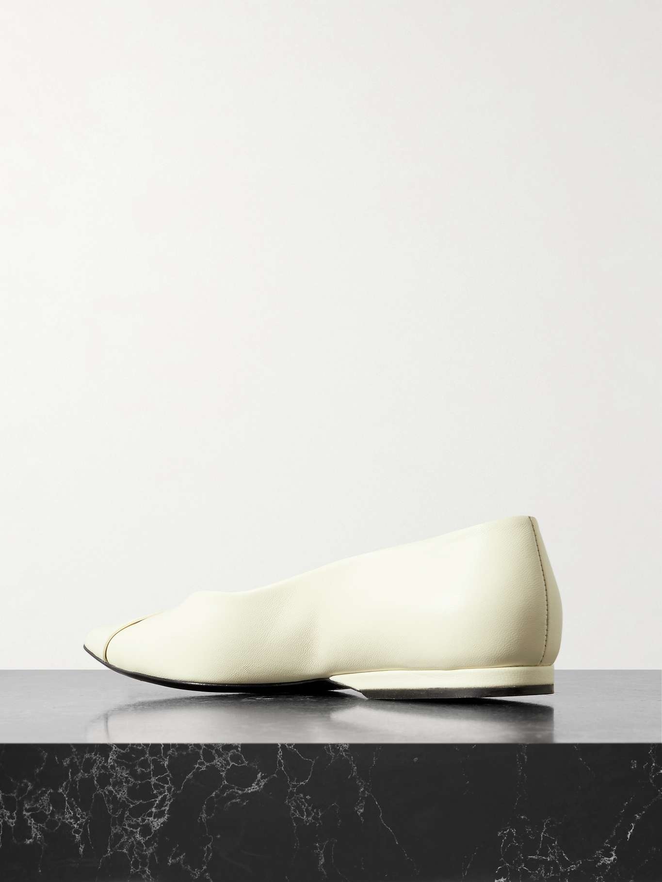 Barsi leather ballet flats Cream - 3