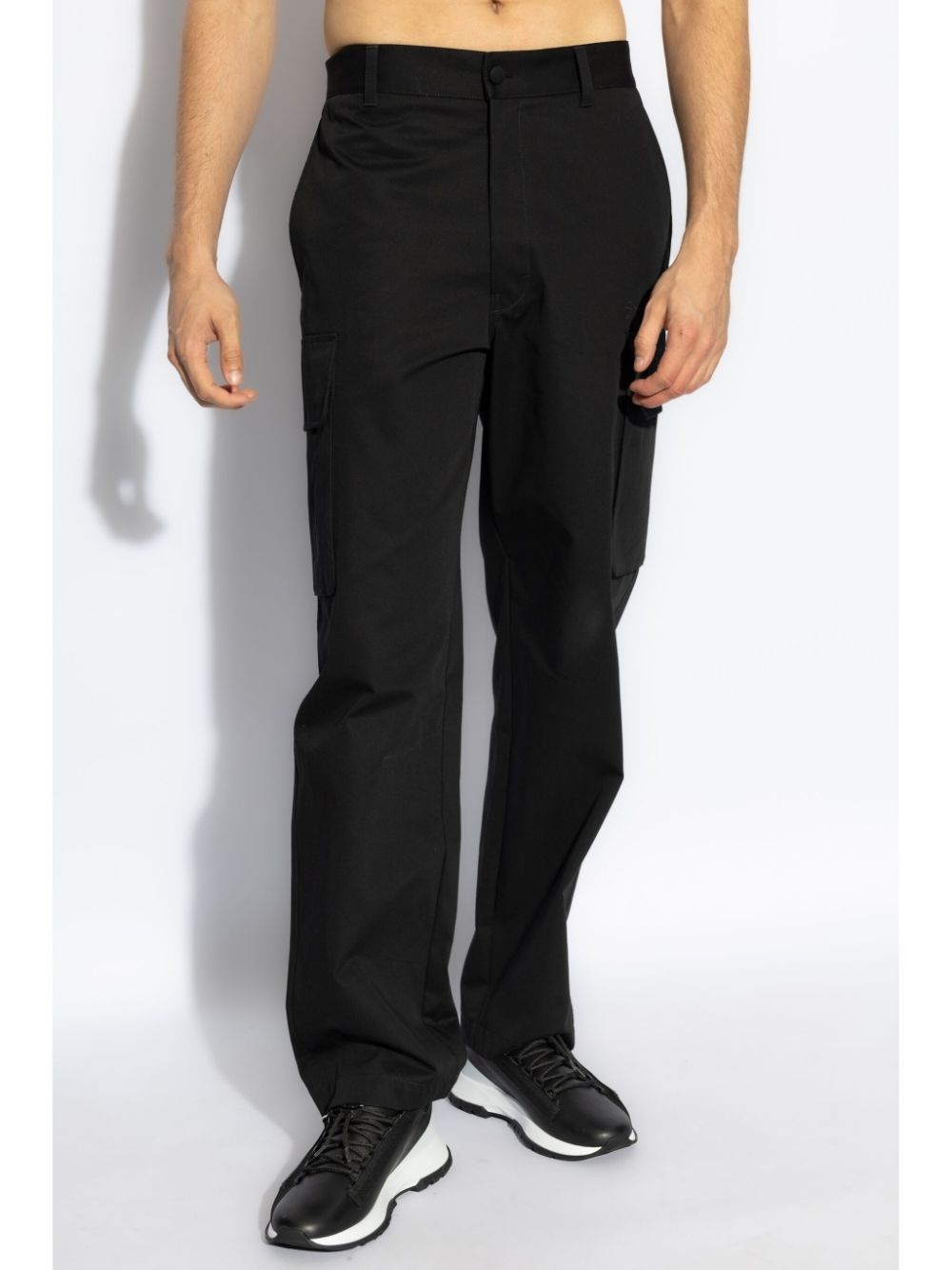 cotton cargo trousers - 3