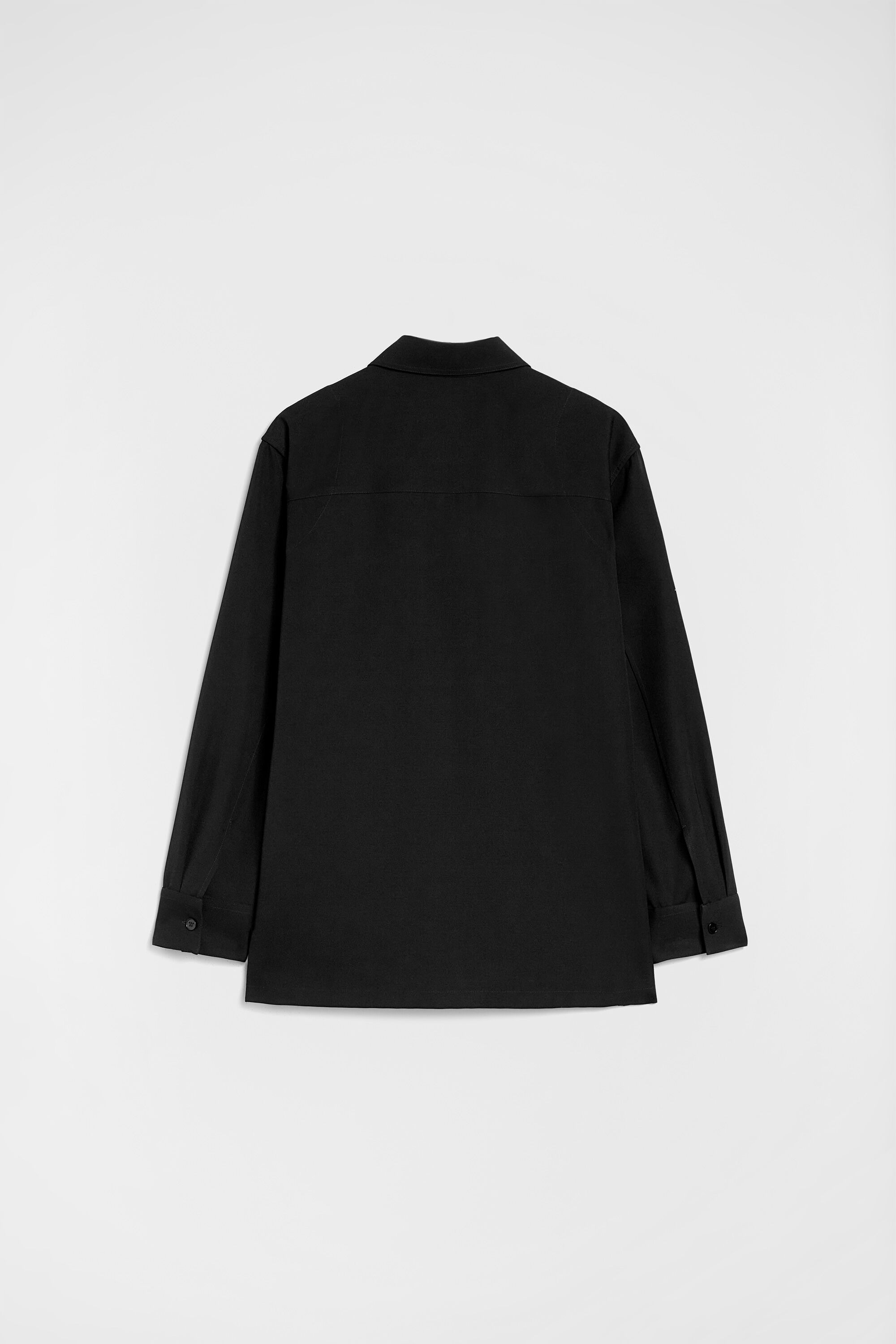 Wool Gabardine Shirt - 5