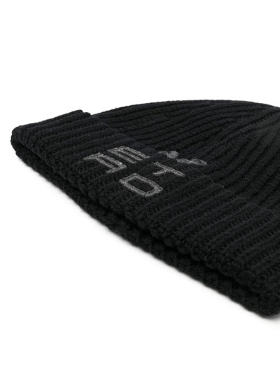 Etro logo-embroidered ribbed-knit beanie outlook