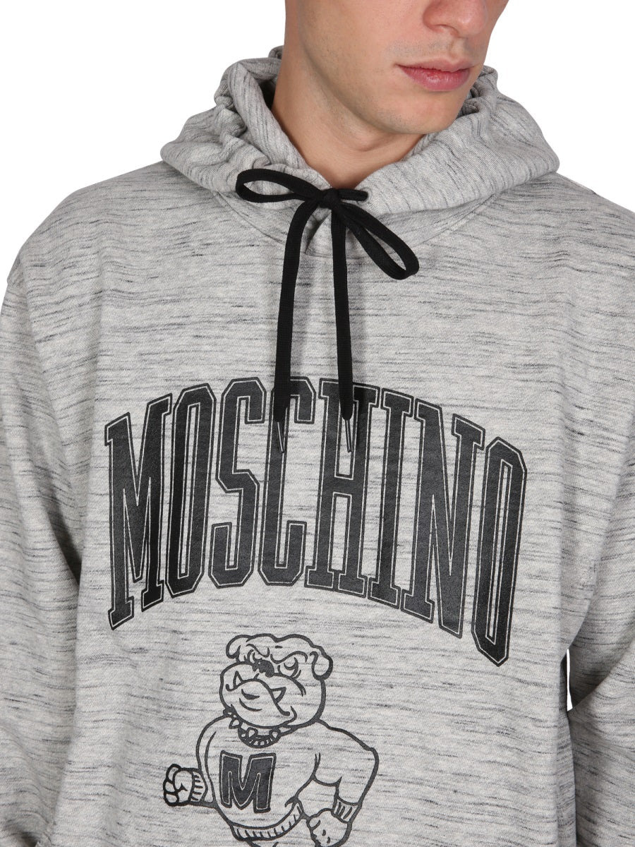 Moschino Men Sweatshirt With Logo Print - 4