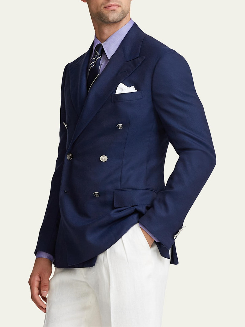 Ralph Lauren Men's Ralph Handmade Double-Breasted Cashmere Blazer outlook