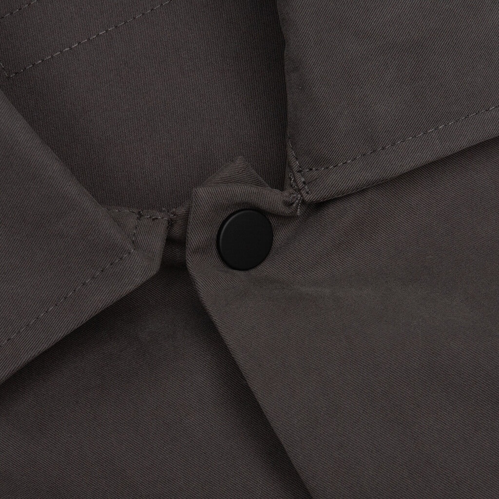 ESSENTIALS COACHES JACKET - OFF-BLACK - 3