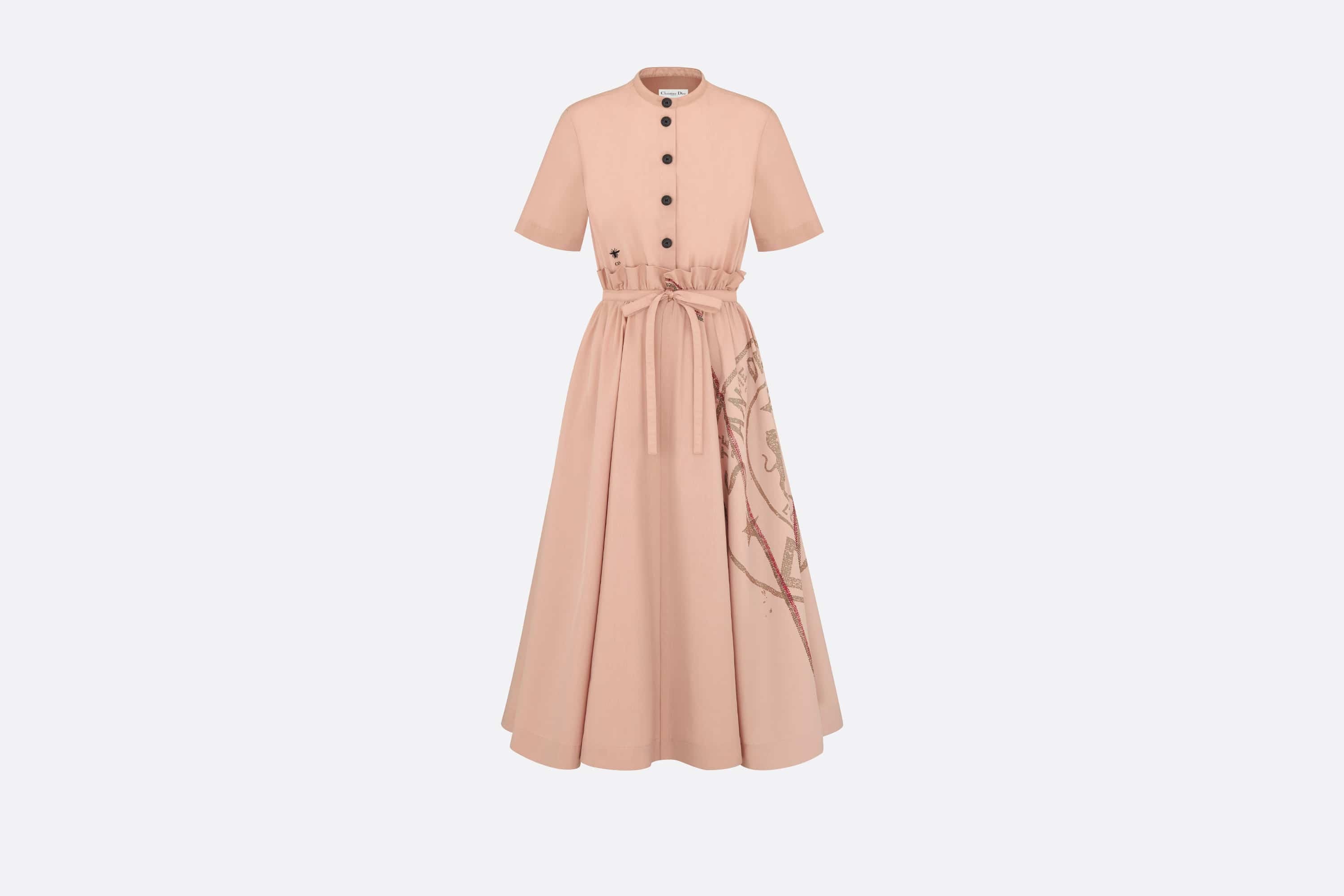 Mid-Length Open-Front Dress - 1
