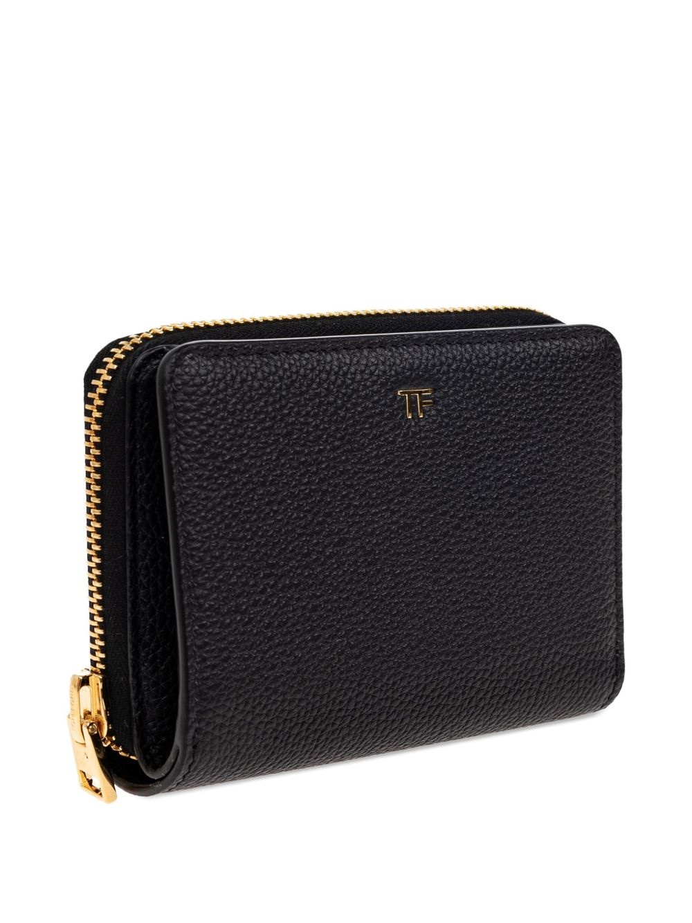 zip-around leather wallet - 3