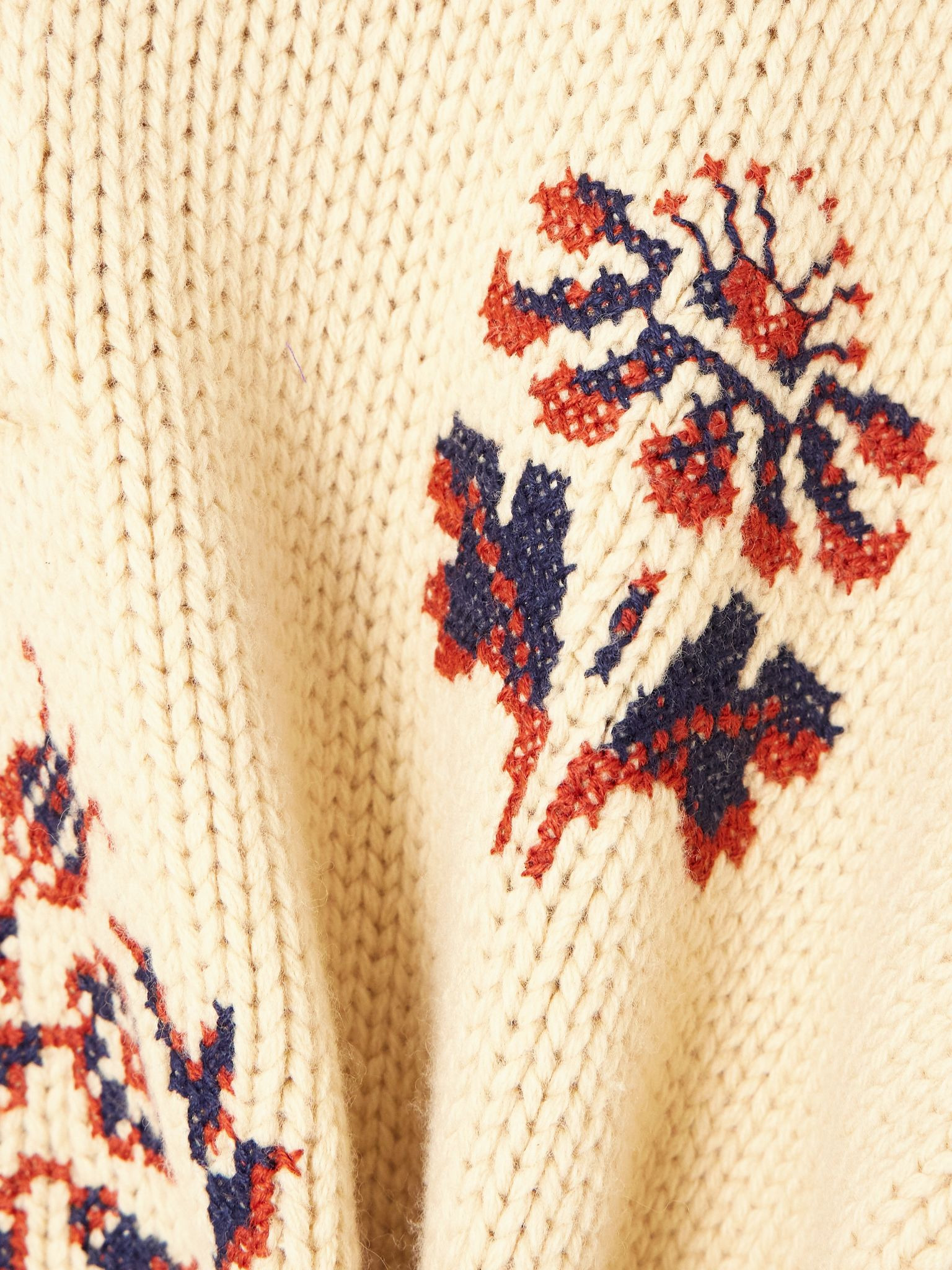 Wool and cashmere-blend polo sweater Beige - 4