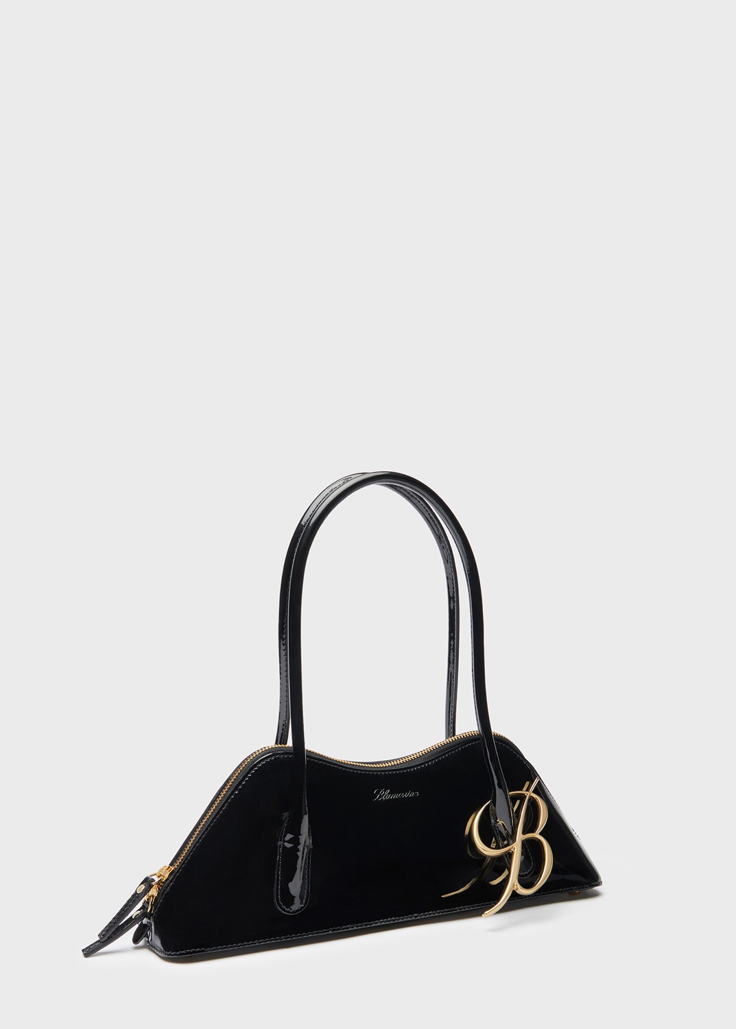 KISS ME REGULAR-SIZE BAG IN PATENT LEATHER WITH B MONOGRAM - 2