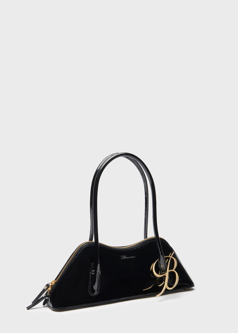 KISS ME REGULAR-SIZE BAG IN PATENT LEATHER WITH B MONOGRAM 2