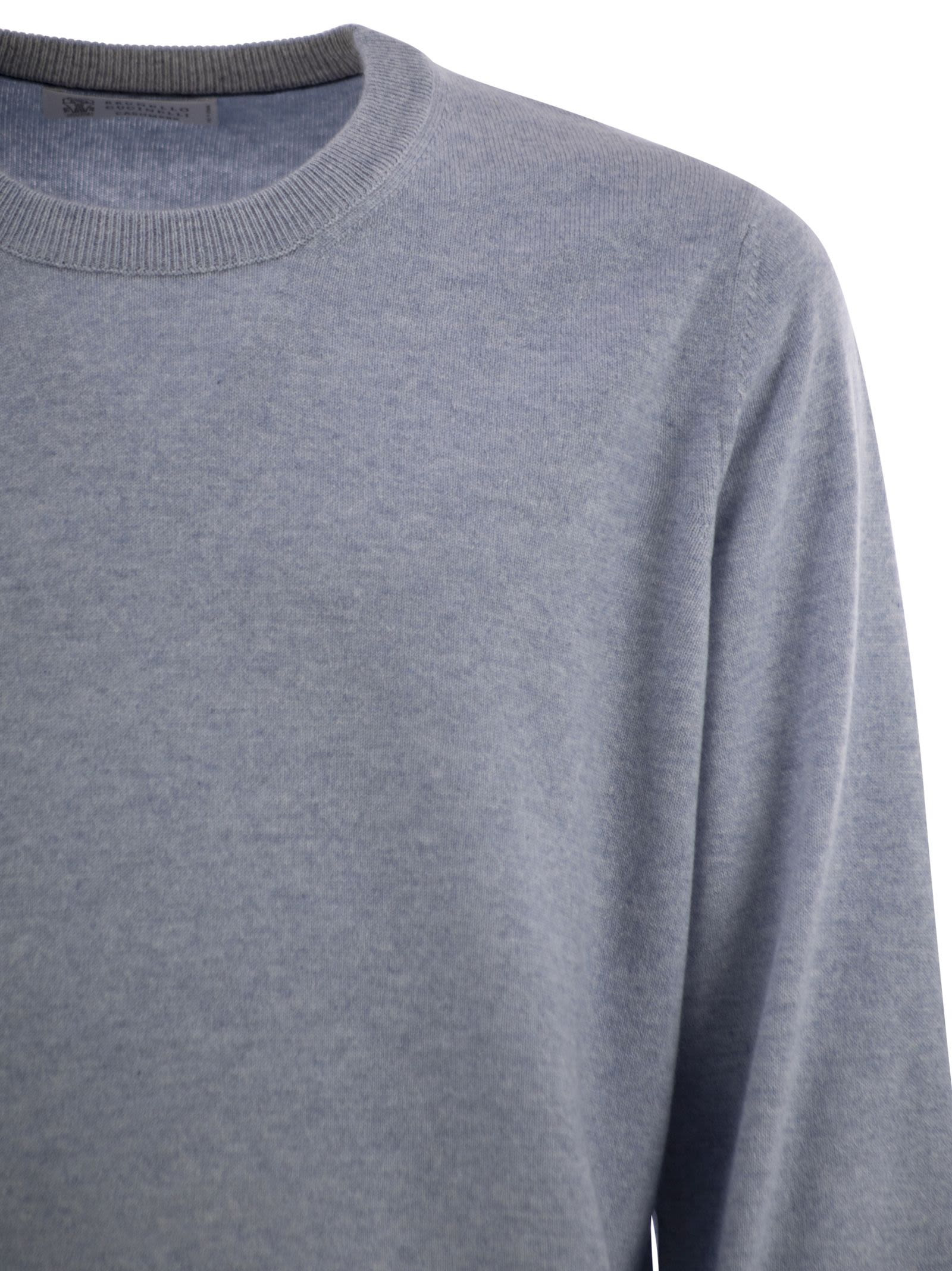 Brunello Cucinelli Men Pure Cashmere Crew-Neck Sweater - 4