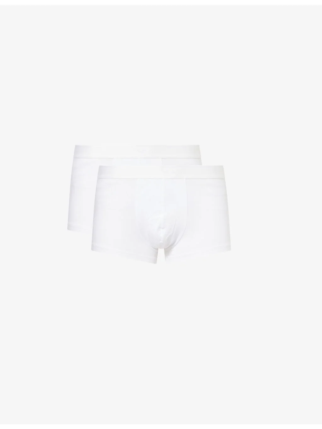 Branded-Waistband 3-Pack Stretch-Cotton Trunks - 1