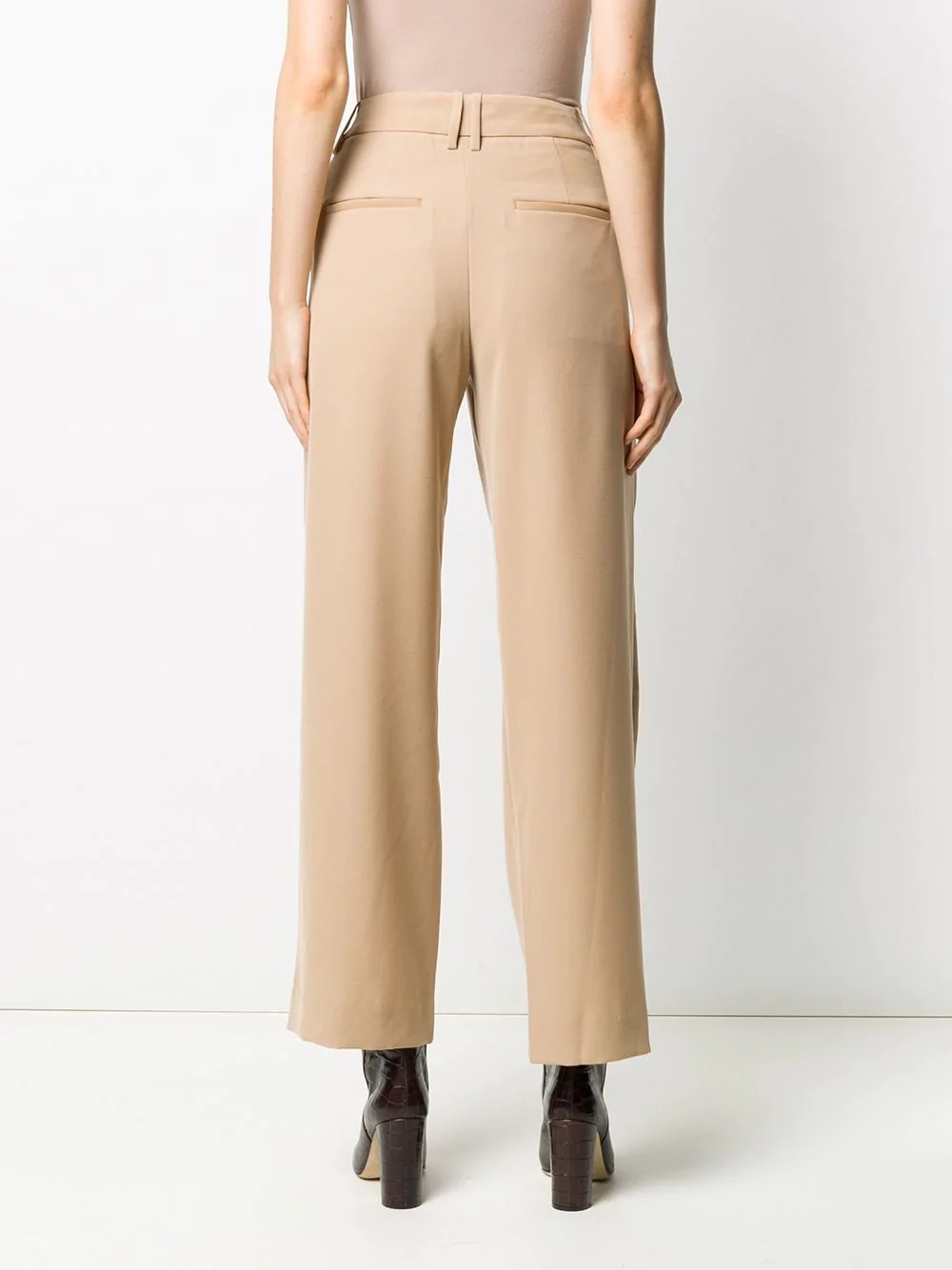 high-rise tailored trousers - 4