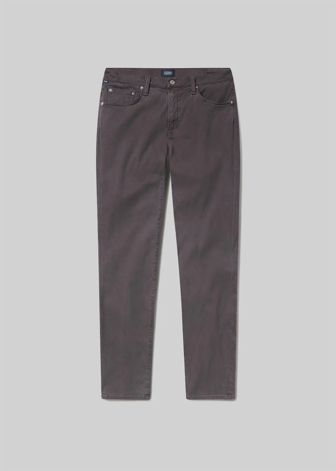 London Tapered Slim Brushed Sateen
In Gravel - 1