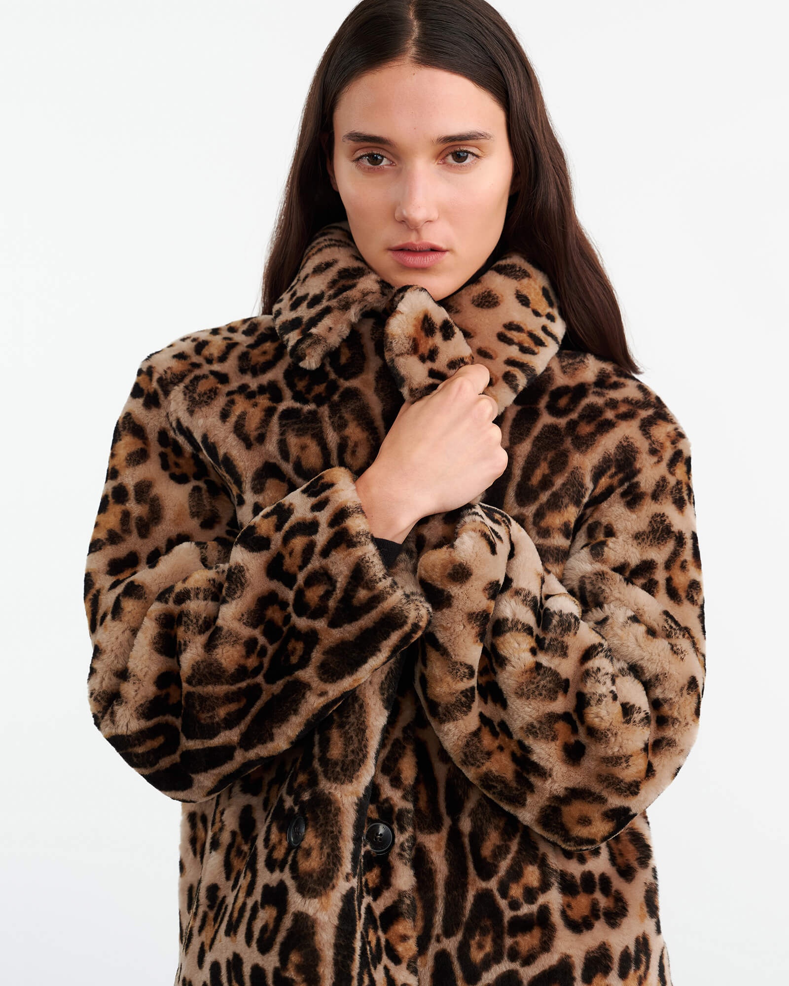 CLEOPHEE SHEARLING COAT - 3