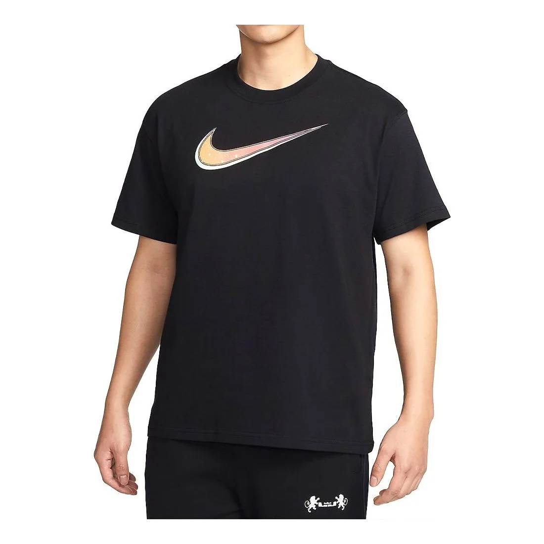 Nike x LeBron James M90 Basketball T-Shirt 'Black' FV8407-010 - 1