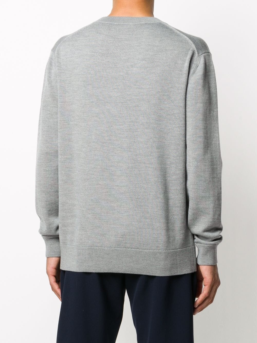 Tiger embroidered crew neck jumper - 4