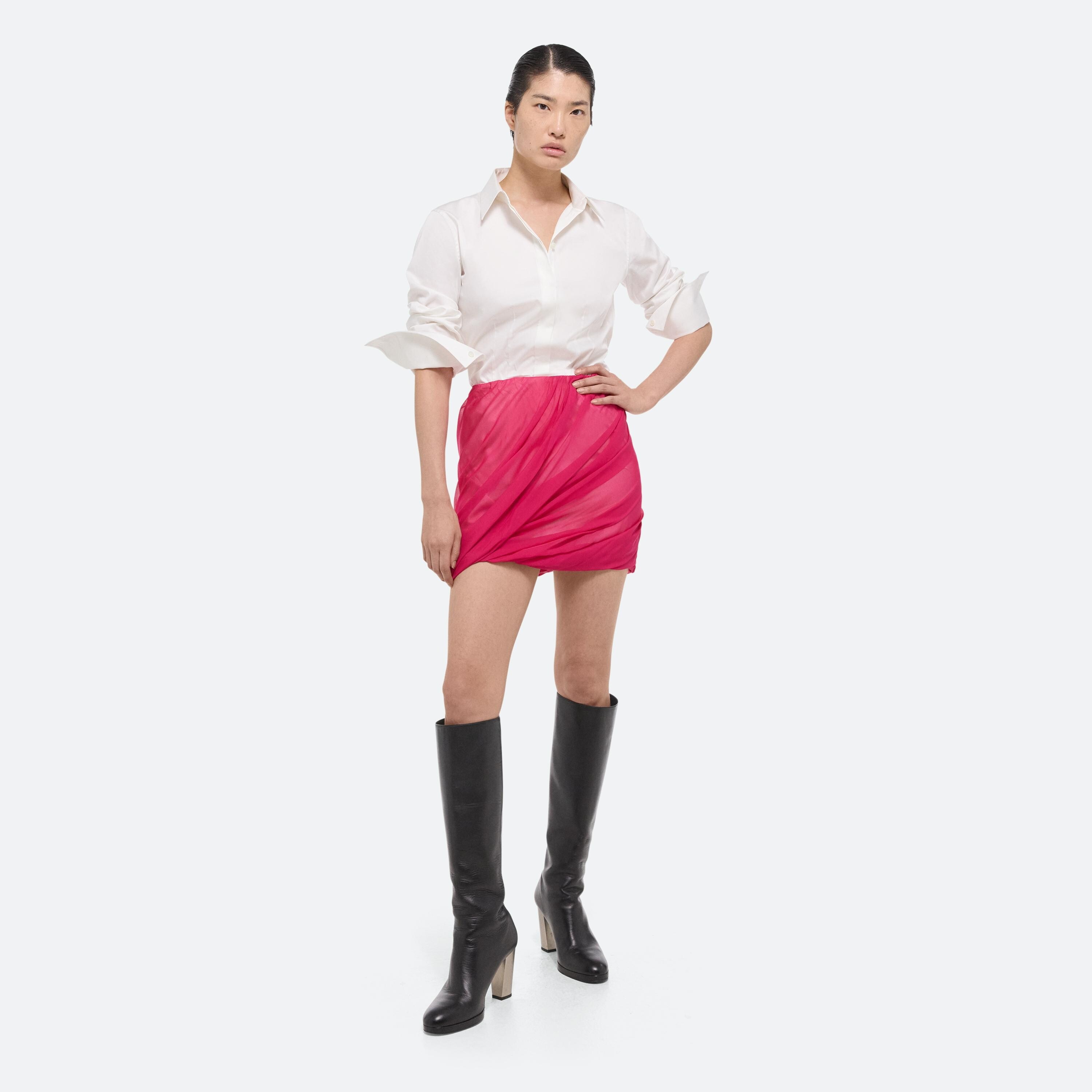 SILK BUBBLE SKIRT - 2