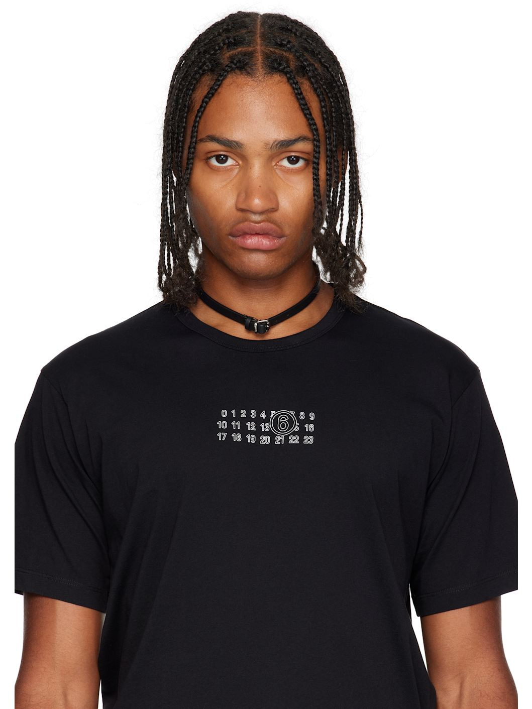 Plain Sauvage Leather Choker - 2