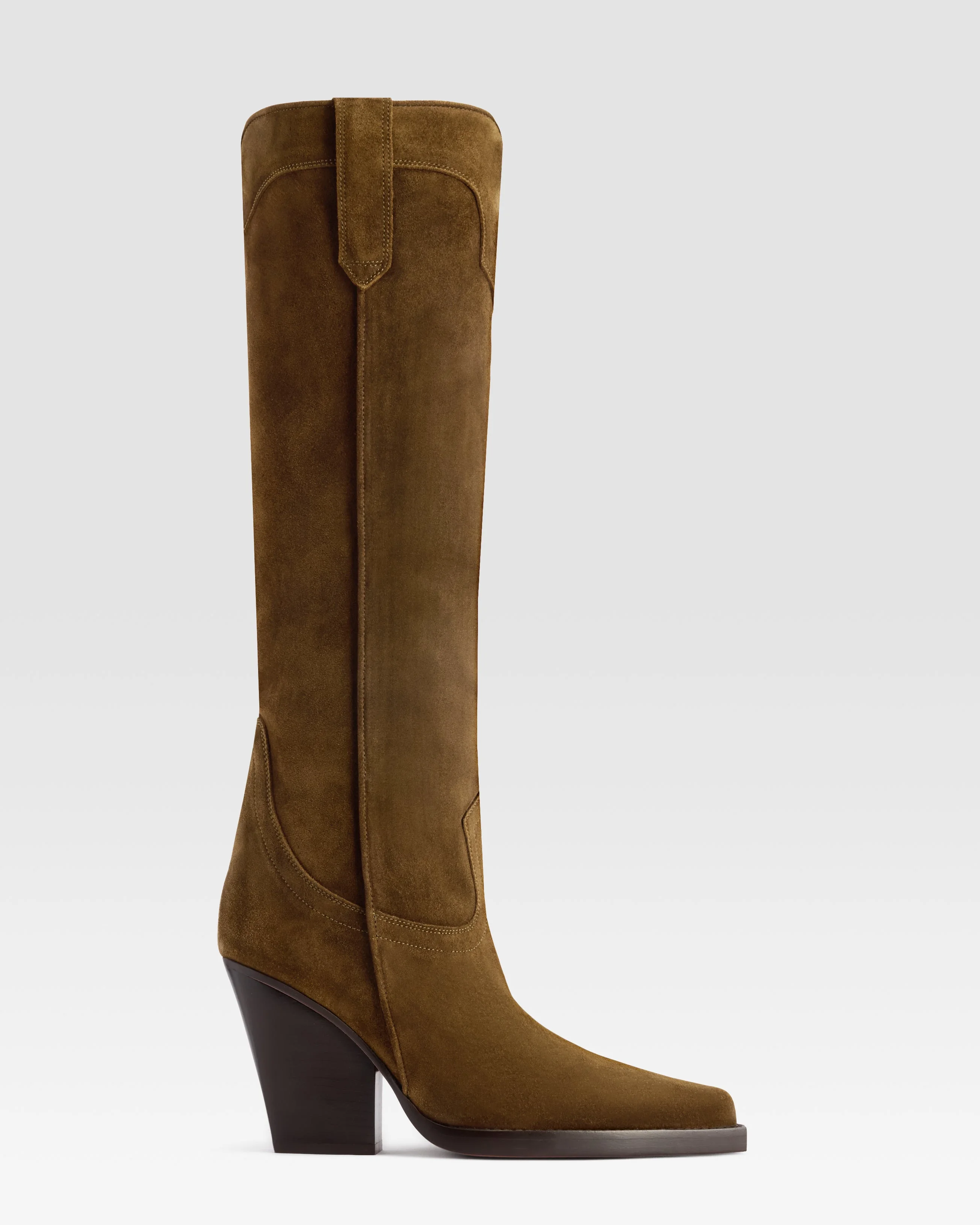 SUEDE WESTERN BOOT - 1