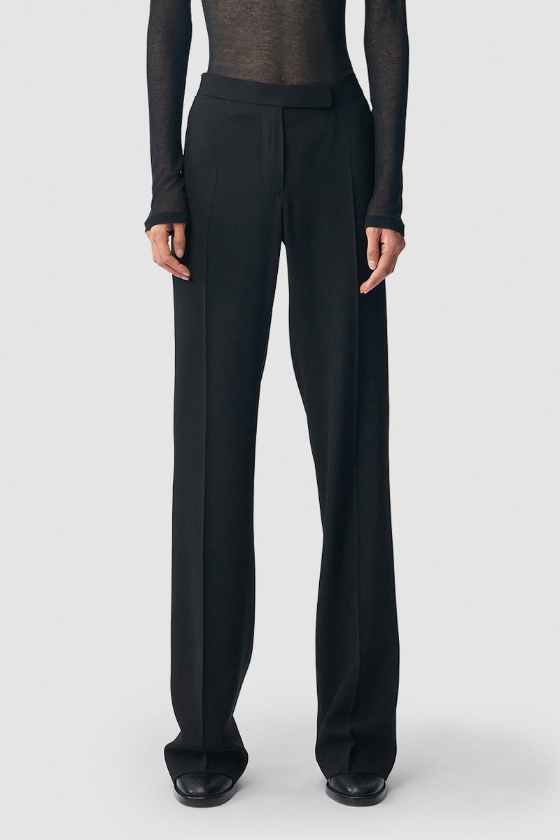 Emilia Asymmetric Low Waist Trousers 1