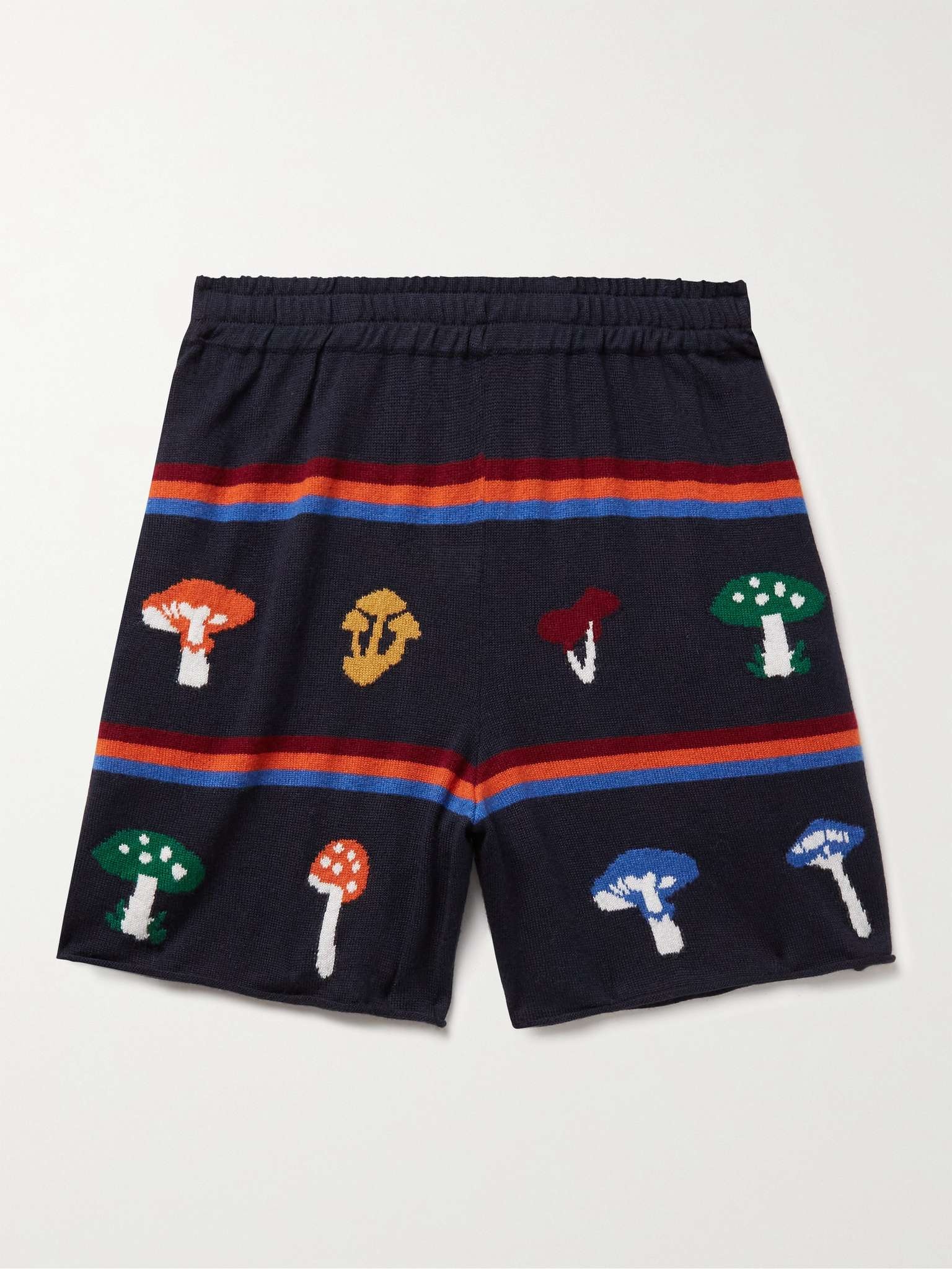 Intarsia Cashmere Shorts - 1