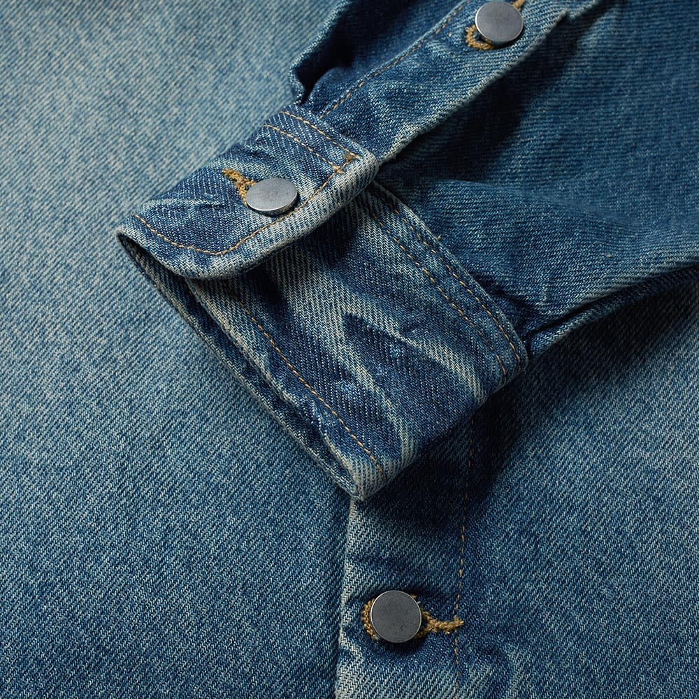 424 Western Denim Shirt - 4