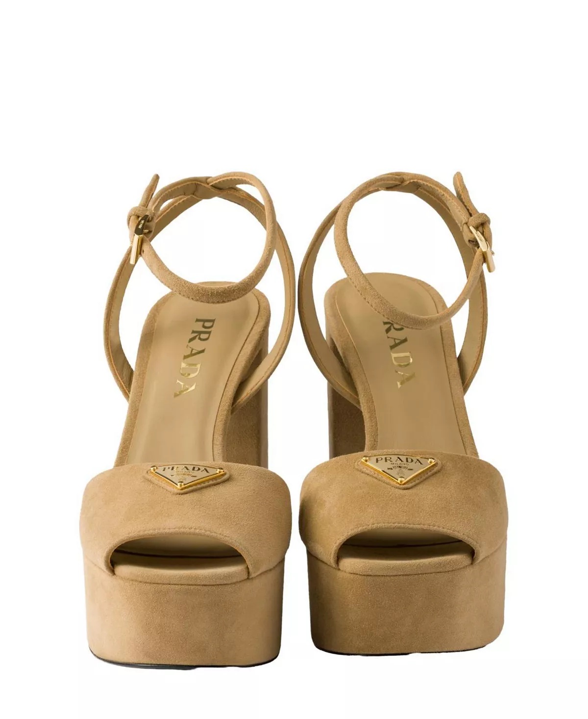 Women's Suede Platform Sandals - 5