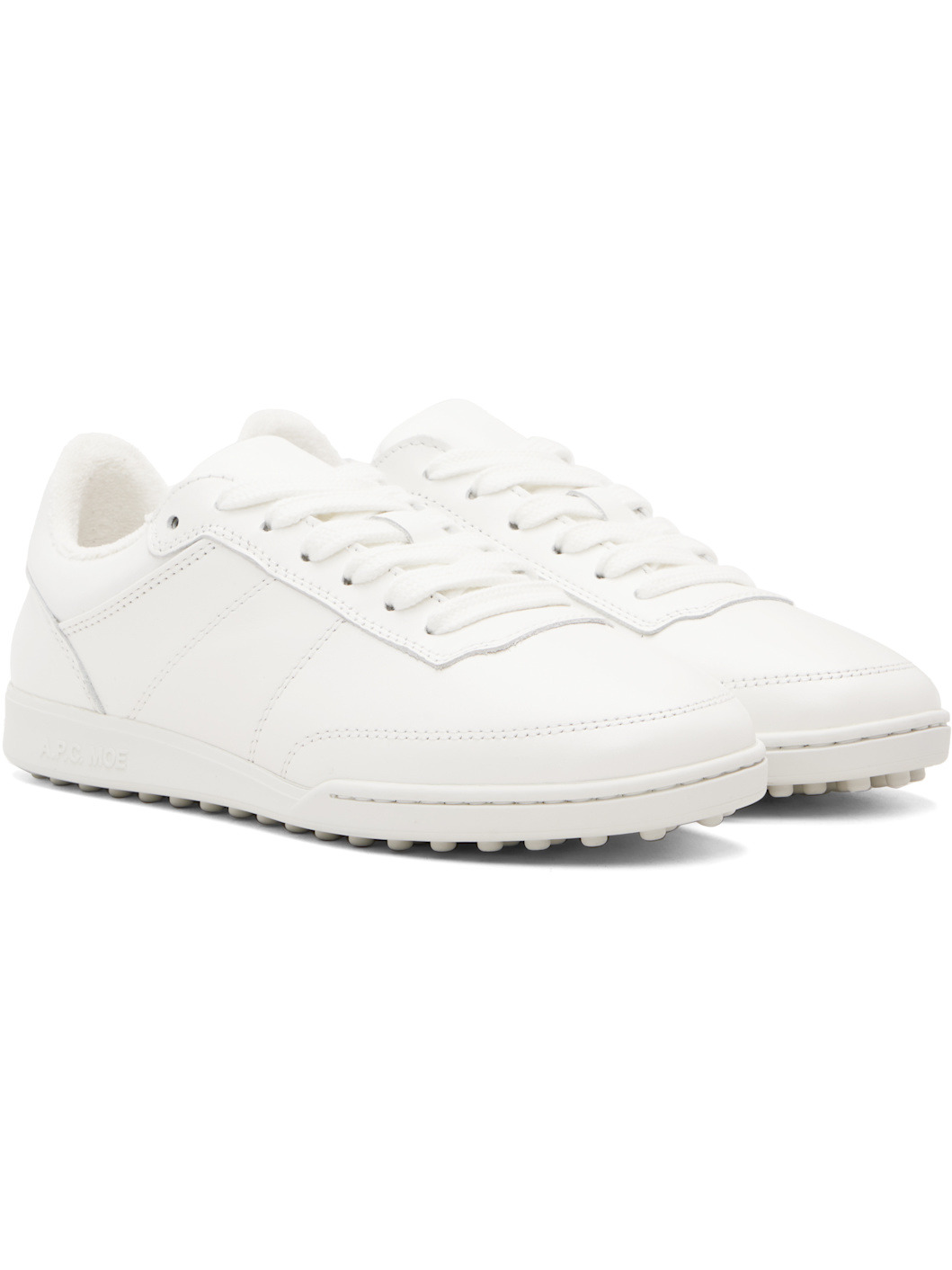 White Moe Sneakers - 4