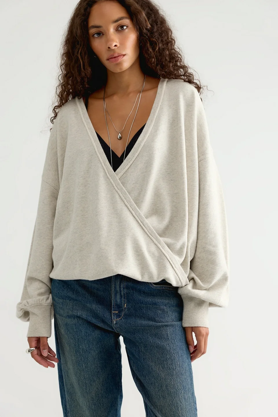 Nessa V-Neck Pullover - 1