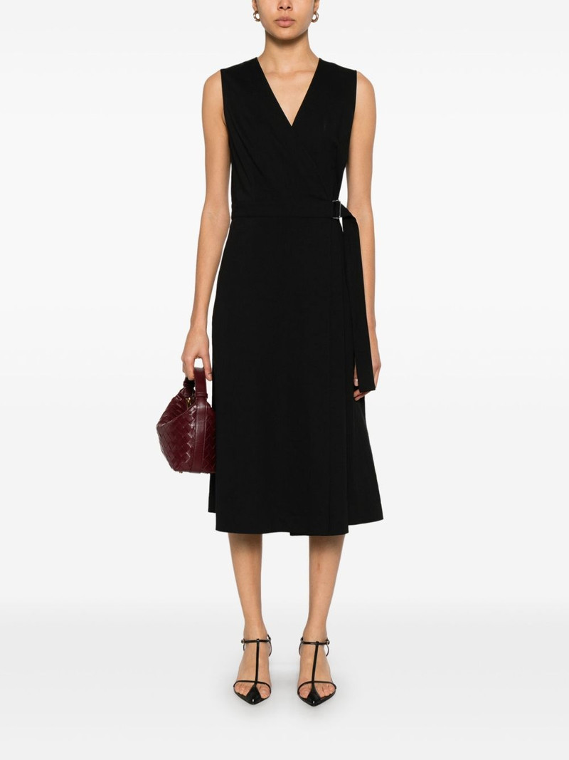 Theory belted midi dress outlook