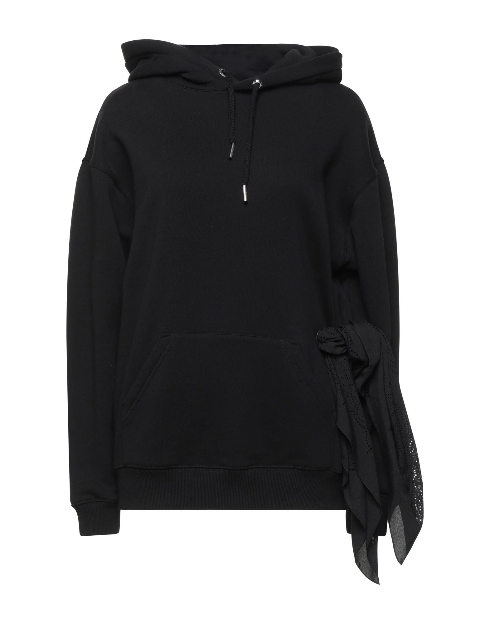 Black Women's Hooded Sweatshirt - 1