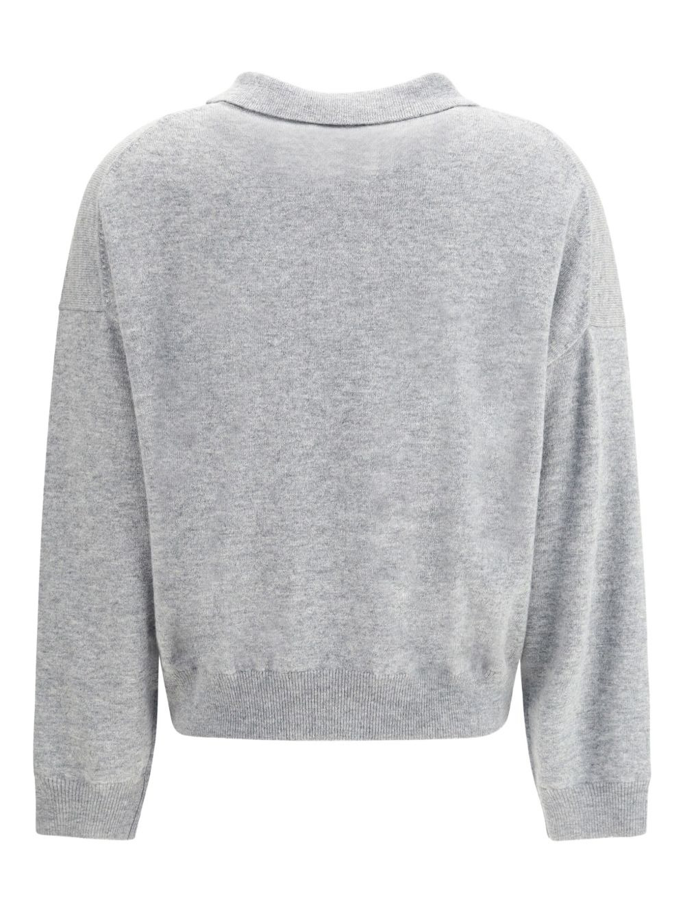 button-fastening polo top - 2