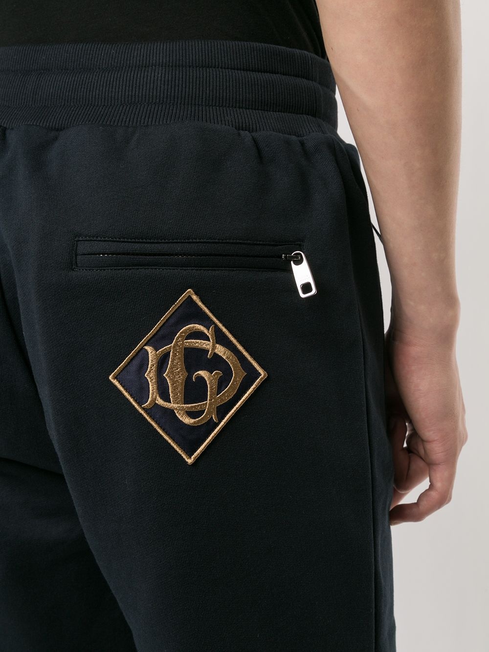 logo patch track pants - 5