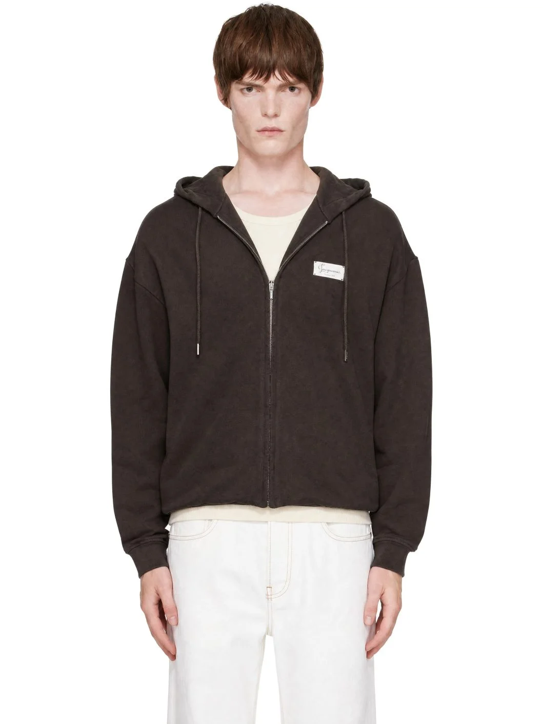 Brown 'Le Montaigne' Hoodie - 1