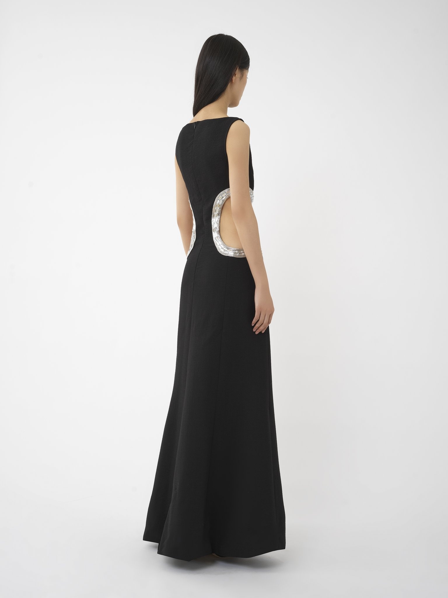 EMBROIDERED SLEEVELESS MAXI DRESS - 5