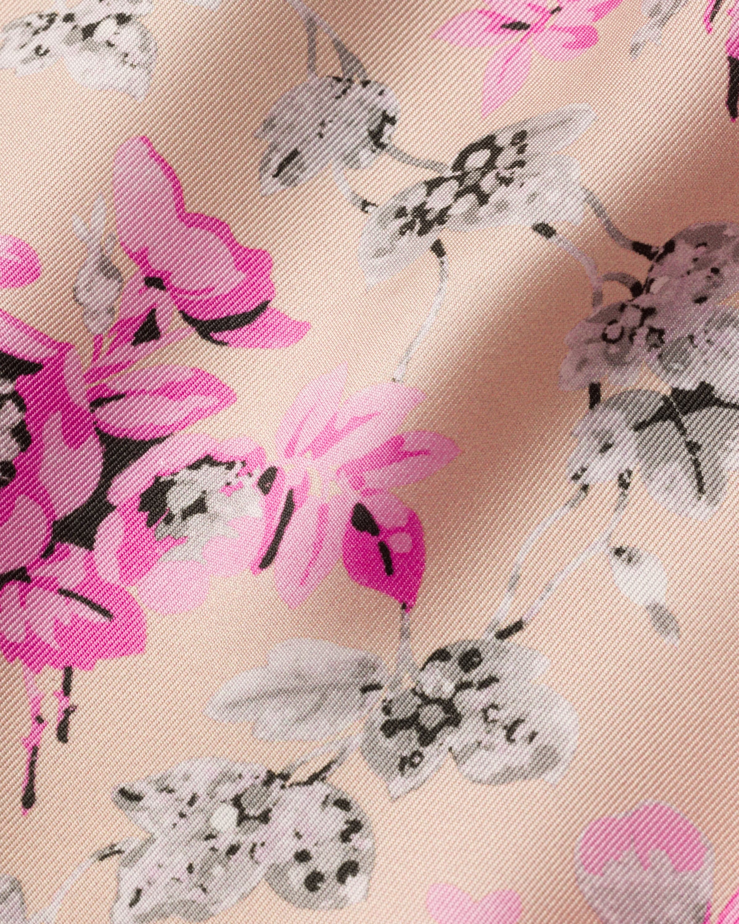 Printed silk twill scarf - 2