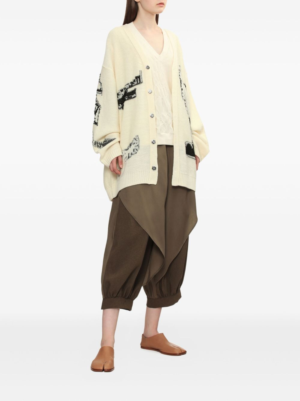 graphic-motifs cardigan - 2
