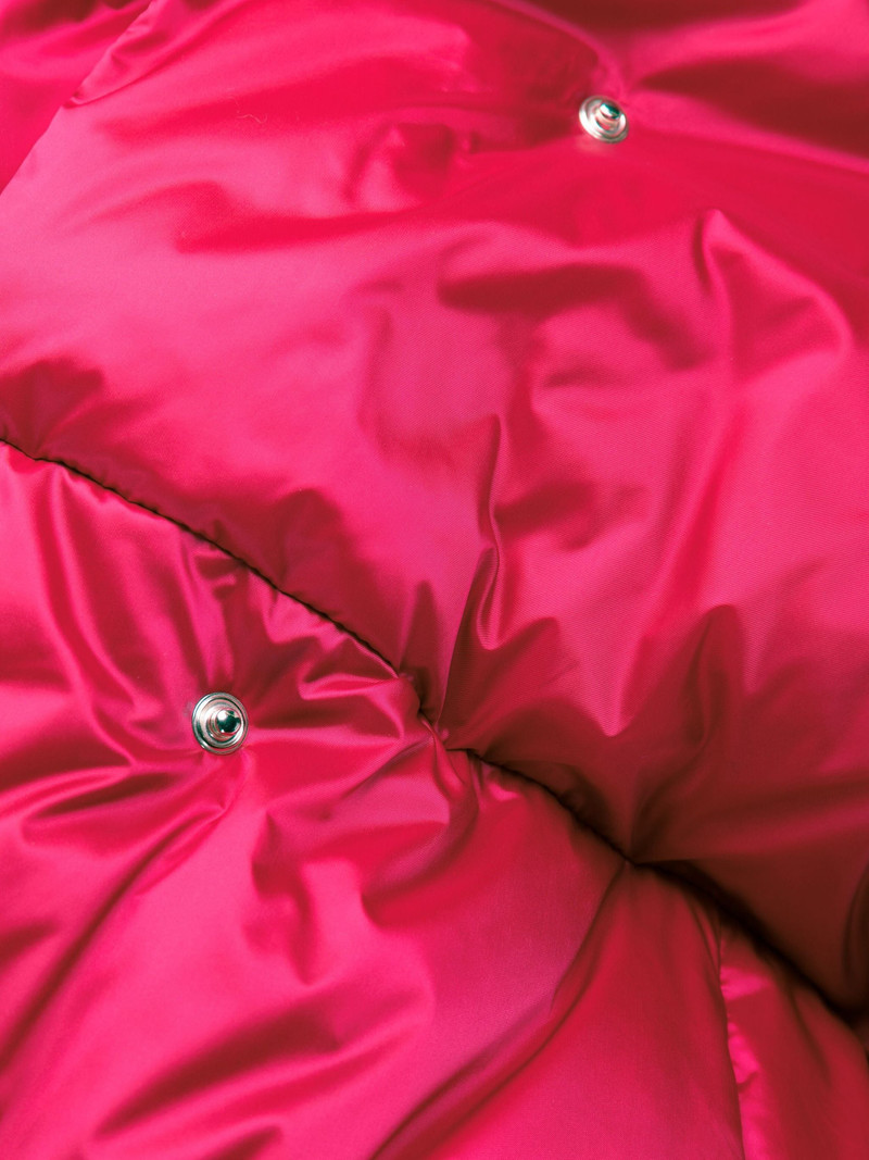 Globe A-shape satin-effect coat 5