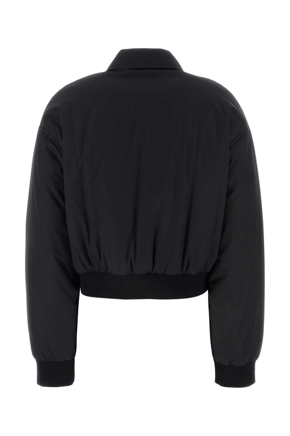 Miu Miu Women Black Cotton Down Jacket - 2