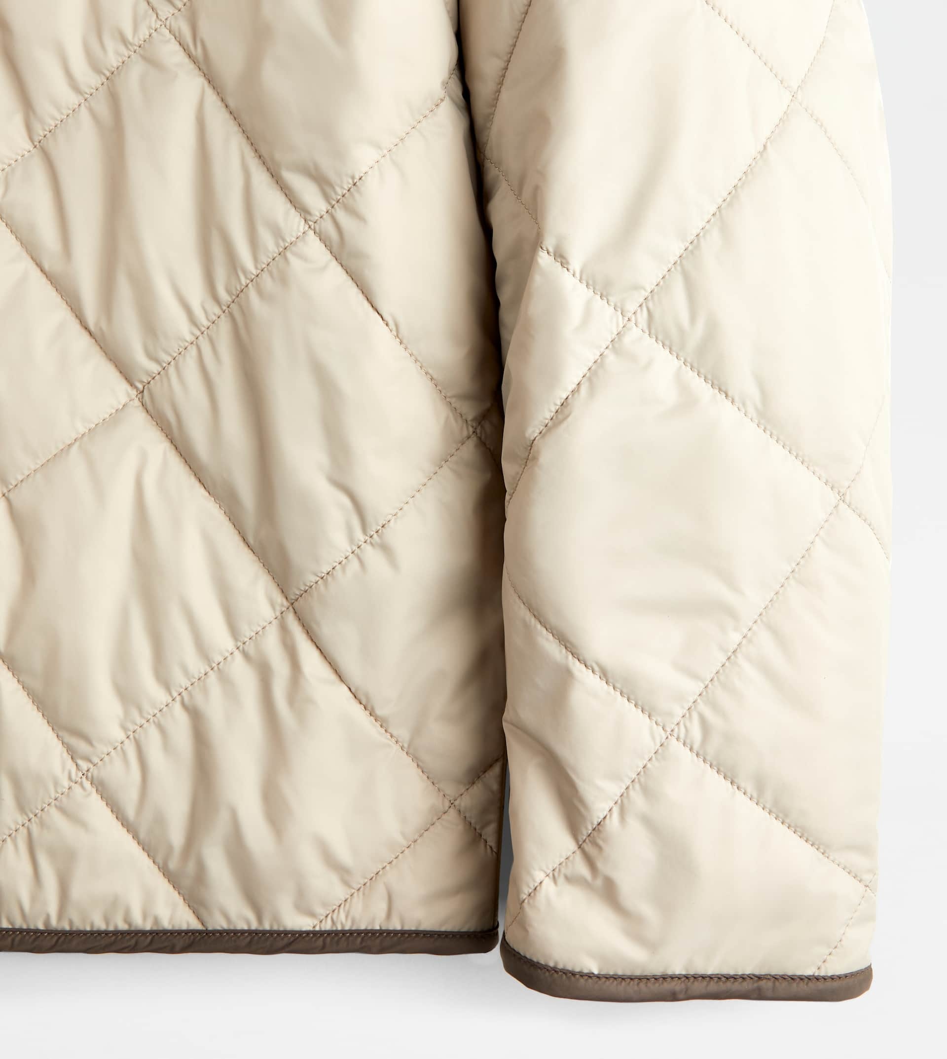 QUILTED JACKET - BEIGE - 9