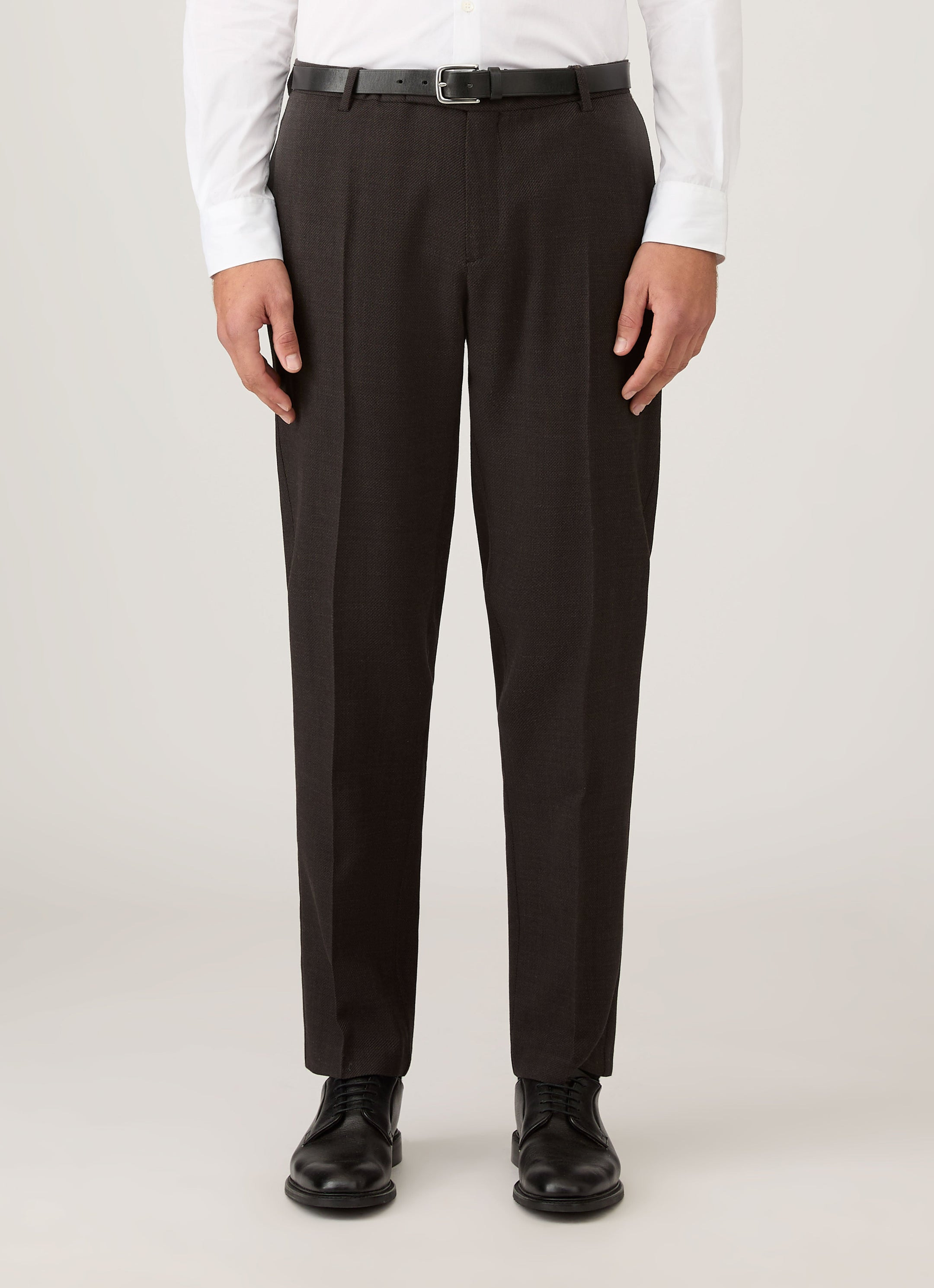 Textured Wool Trouser - 2